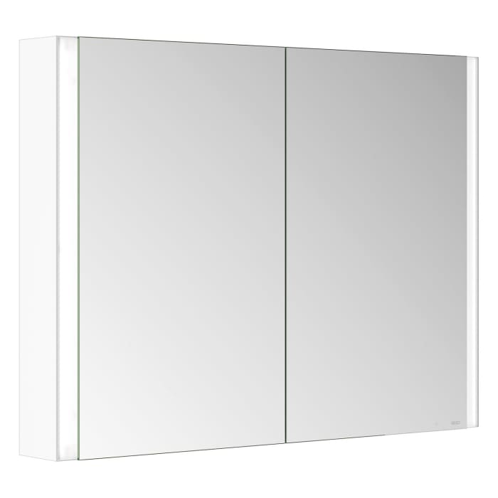 Keuco Royal Metis LED Aufputz-Spiegelschrank 100 x 71 cm mit 2 Türen