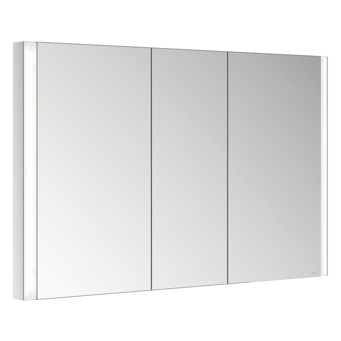 Keuco Royal Metis LED Unterputz-Spiegelschrank 120 x 71 cm, 3 Türen mit Spiegelheizung, französiche Ausführung