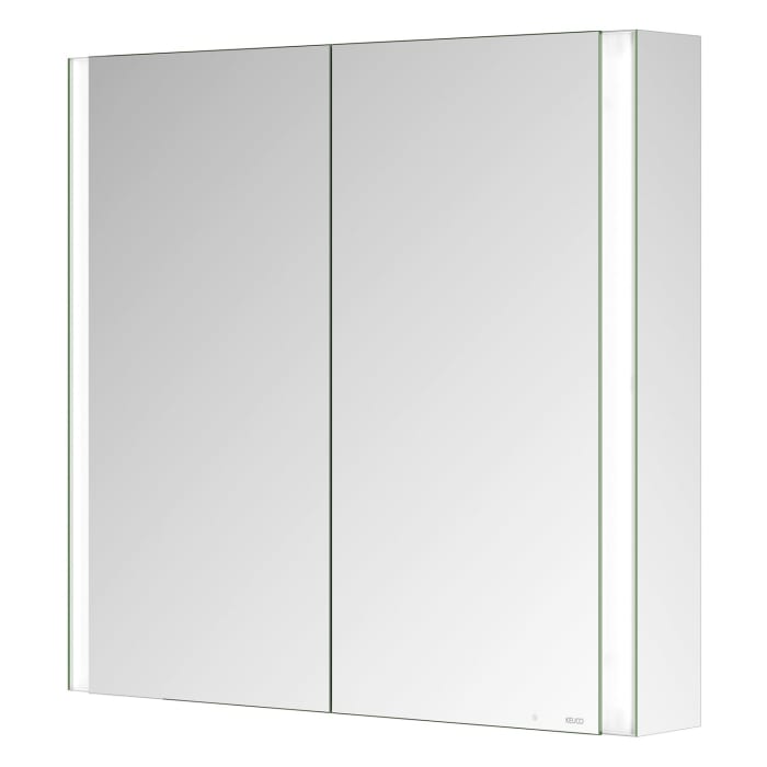 Keuco Royal Metis LED Aufputz-Spiegelschrank 80 x 71 cm mit 2 Türen