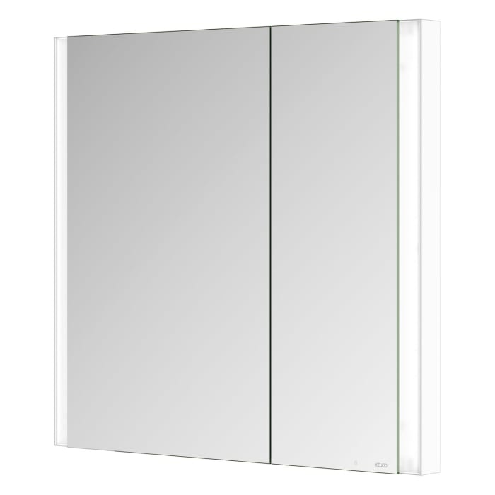 Keuco Royal Metis LED Unterputz-Spiegelschrank 80 x 71 cm, mit 2 Türen asymmetrisch