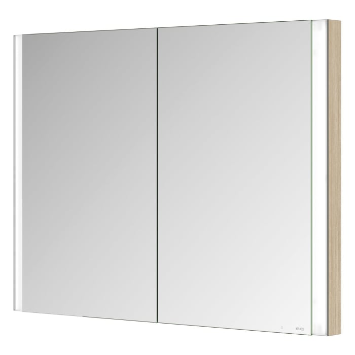 Keuco Royal Metis LED Unterputz-Spiegelschrank 100 x 71 cm mit 2 Türen, französiche Ausführung