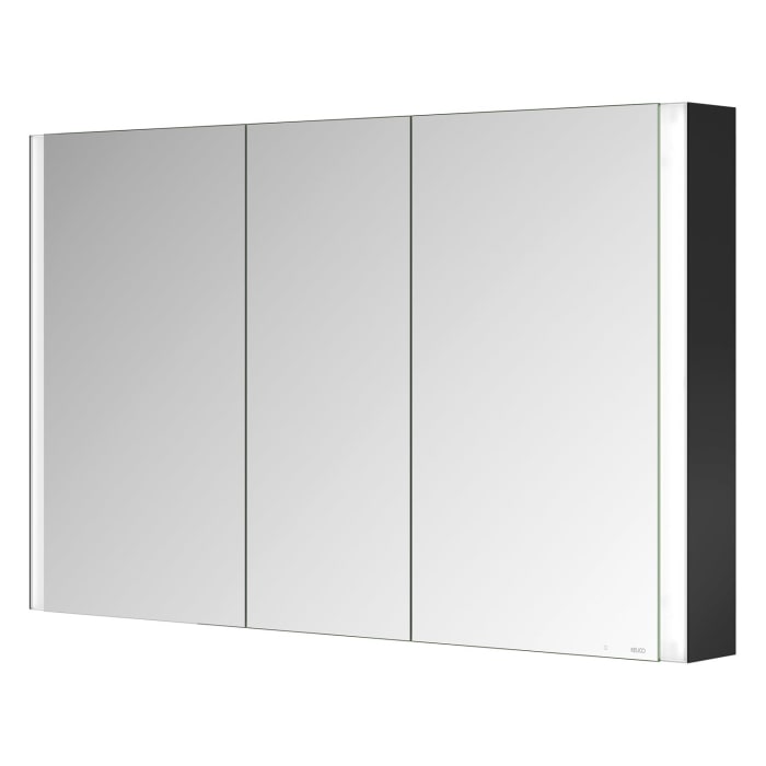Keuco Royal Metis LED Aufputz-Spiegelschrank 120 x 71 cm mit 3 Türen, schweizer Ausführung