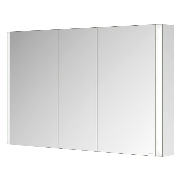 Keuco Royal Metis LED Aufputz-Spiegelschrank 120 x 71 cm mit 3 Türen, schweizer Ausführung