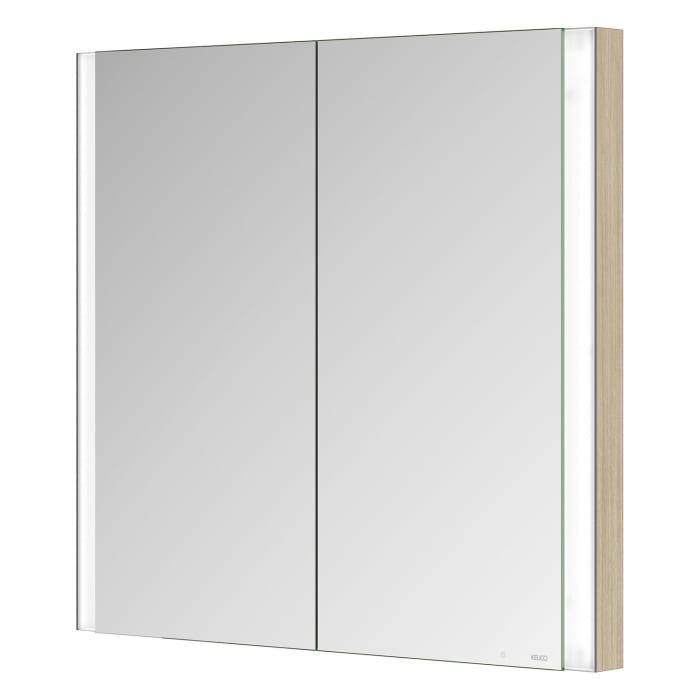 Keuco Royal Metis LED Unterputz-Spiegelschrank 80 x 71 cm mit 2 Türen, schweizer Ausführung