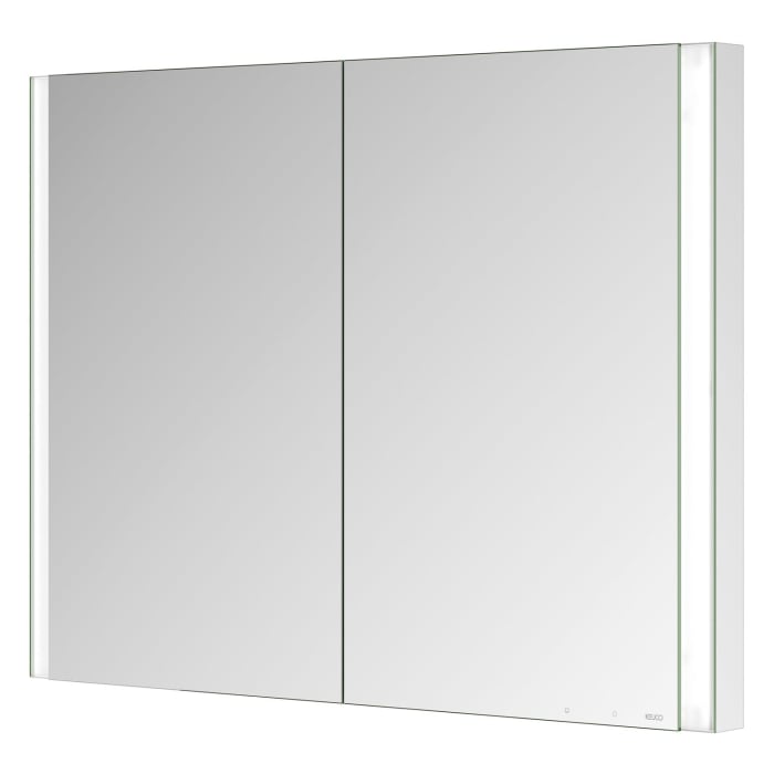 Keuco Royal Metis LED Unterputz-Spiegelschrank 100 x 71 cm, 2 Türen mit Spiegelheizung, schweizer Ausführung