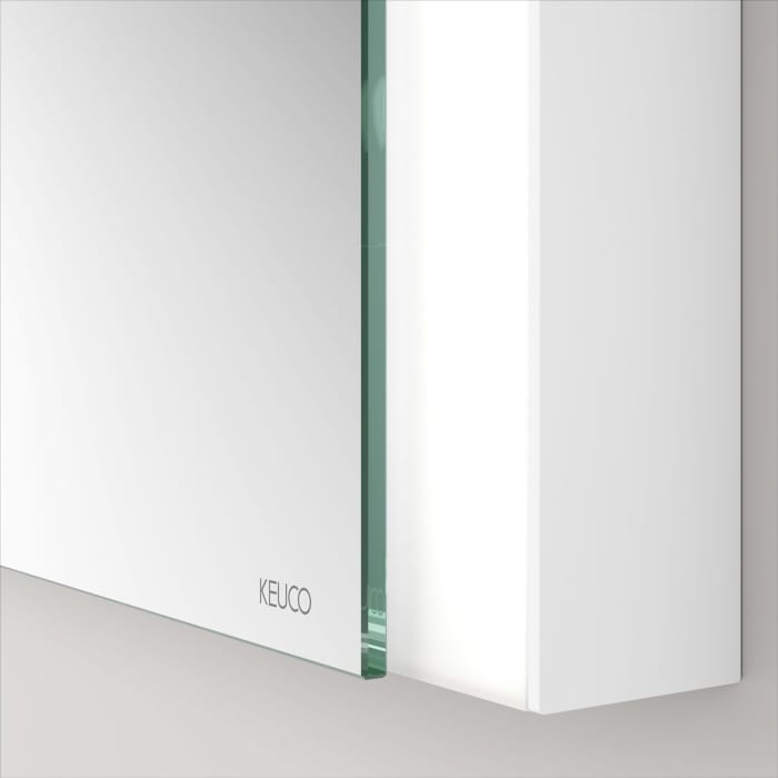 Keuco Royal Metis LED Unterputz-Spiegelschrank 60 x 71 cm Türanschlag links, französiche Ausführung
