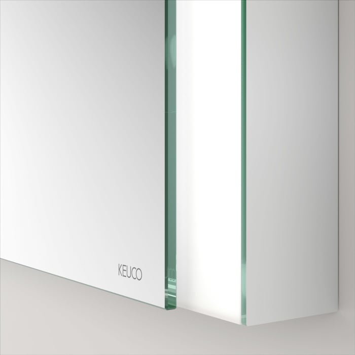 Keuco Royal Metis LED Unterputz-Spiegelschrank 60 x 71 cm mit Spiegelheizung, Türanschlag rechts, schweizer Ausführung