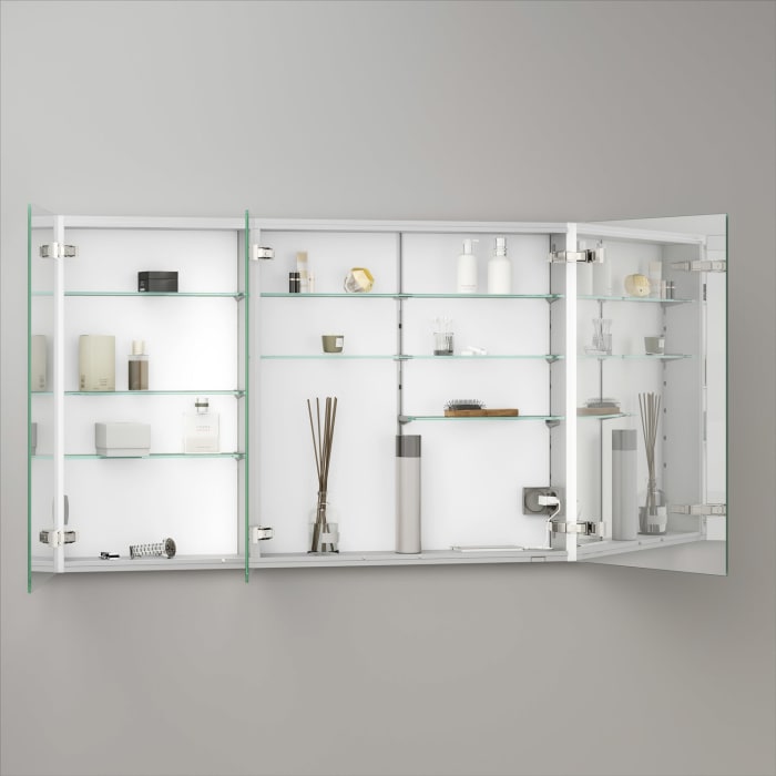 Keuco Royal Metis LED Unterputz-Spiegelschrank 120 x 71 cm mit 3 Türen, schweizer Ausführung