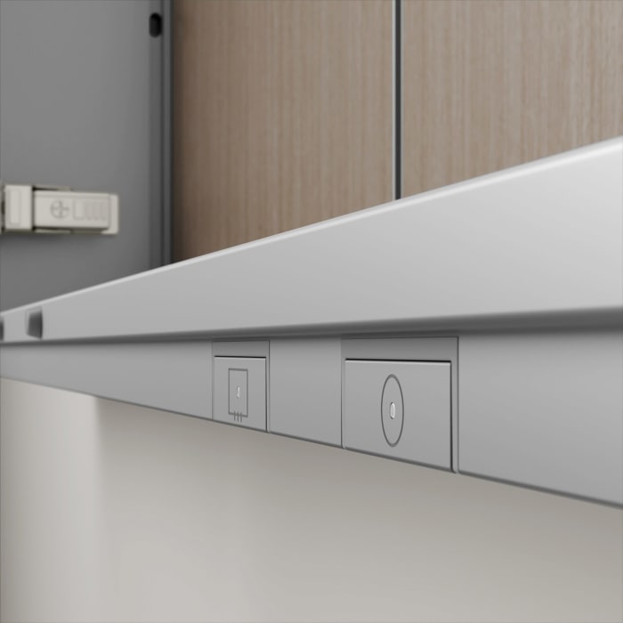 Keuco Royal Metis LED Unterputz-Spiegelschrank 60 x 71 cm mit Spiegelheizung, Türanschlag rechts, französiche Ausführung