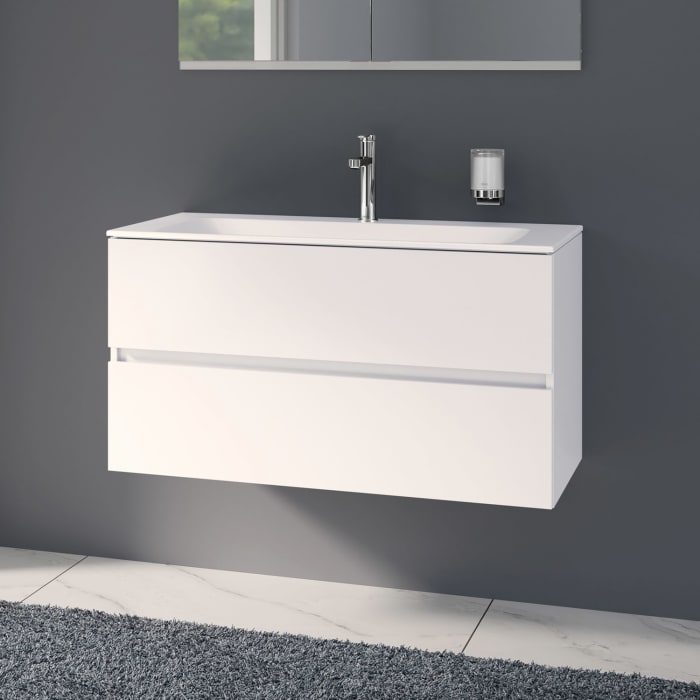 Keuco Tenos Waschtisch mit Unterschrank 100 cm, 2 Auszüge
