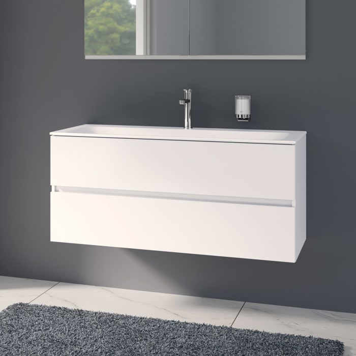 Keuco Tenos Waschtisch mit Unterschrank 120 cm, 2 Auszüge