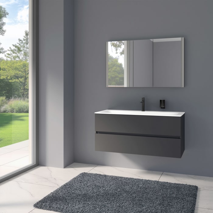 Keuco Tenos Waschtisch mit Unterschrank 120 cm, 2 Auszüge