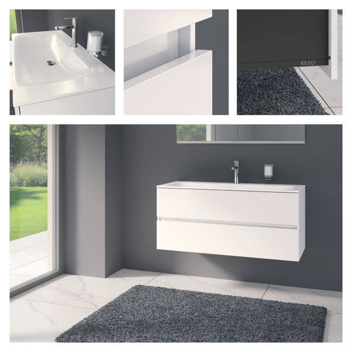 Keuco Tenos Waschtisch mit Unterschrank 120 cm, 2 Auszüge
