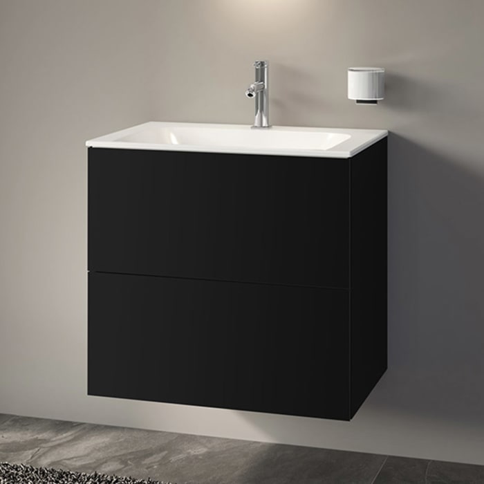 Keuco X-Line Waschtischunterbau mit 2 Auszügen, 65 x 60,5 cm