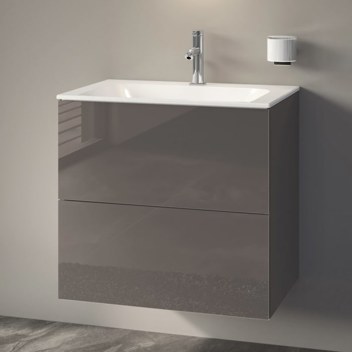 Keuco X-Line Waschtischunterbau mit 2 Auszügen, 65 x 60,5 cm