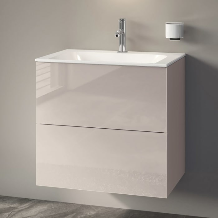 Keuco X-Line Waschtischunterbau mit 2 Auszügen, 65 x 60,5 cm