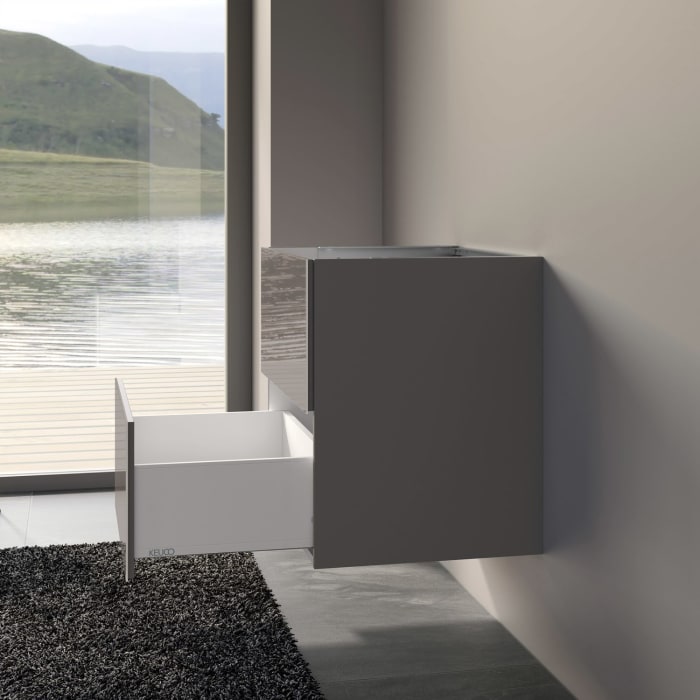 Keuco X-Line Waschtischunterbau mit 2 Auszügen, 65 x 60,5 cm