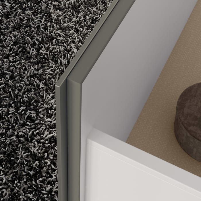 Keuco X-Line Waschtischunterbau mit 2 Auszügen, 100 x 60,5 cm