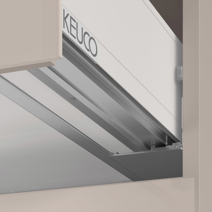 Keuco X-Line Waschtischunterbau mit 2 Auszügen, 120 x 60,5 cm