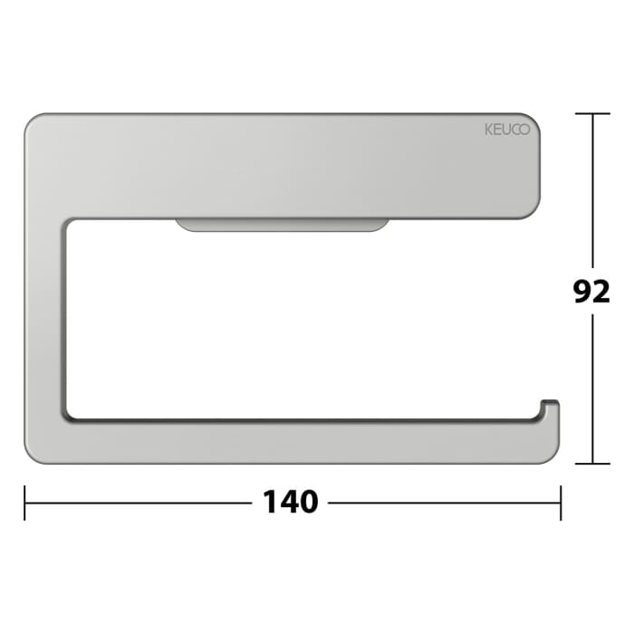 Keuco Moll Toilettenpapierhalter ohne Deckel