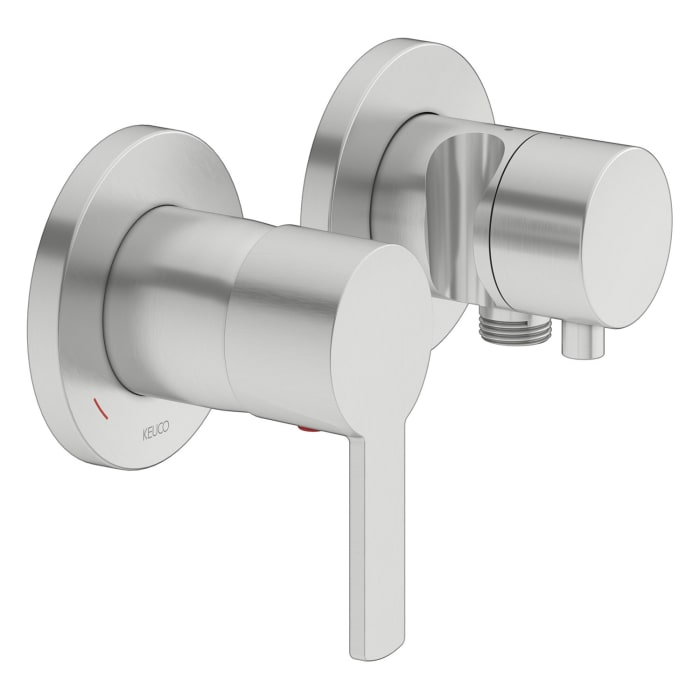 Keuco Plan Blue Einhebelmischer für UP Montage, 2-Wege mit Schlauchanschluss u. Brausehalter