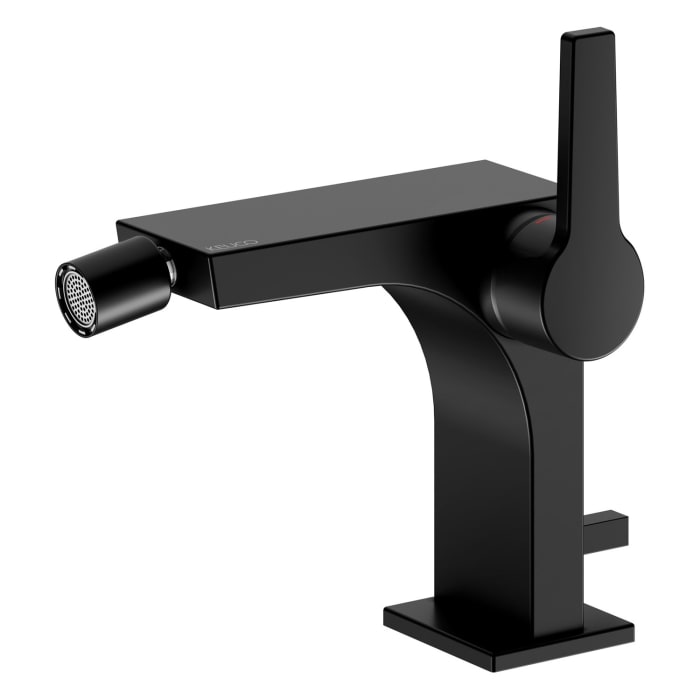 Keuco EDITION 11 Black Selection Einhebel-Bidetmischer mit Zugstangen-Ablaufgarnitur