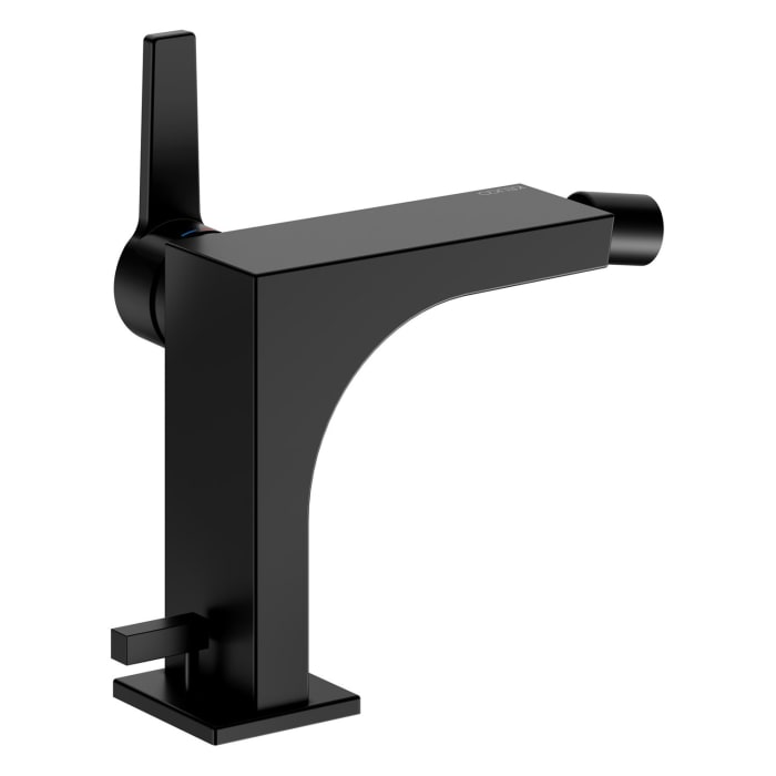 Keuco EDITION 11 Black Selection Einhebel-Bidetmischer mit Zugstangen-Ablaufgarnitur