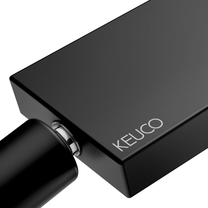 Keuco EDITION 11 Black Selection Einhebel-Bidetmischer mit Zugstangen-Ablaufgarnitur