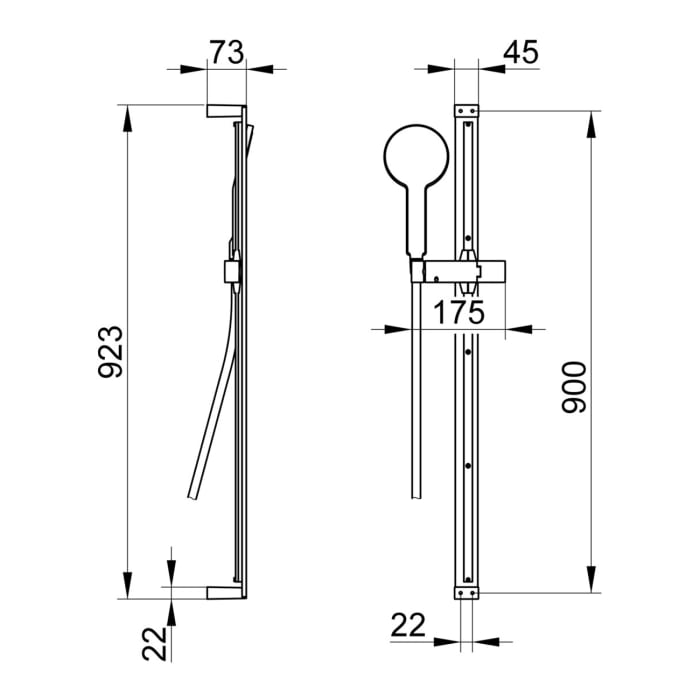 Keuco EDITION 11 Brause-Set