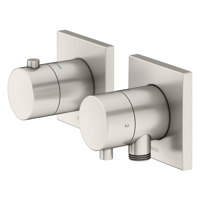 Keuco EDITION 11 Thermostatarmatur Set für 2 Verbraucher, mit Schlauchanschluss und Brausehalter