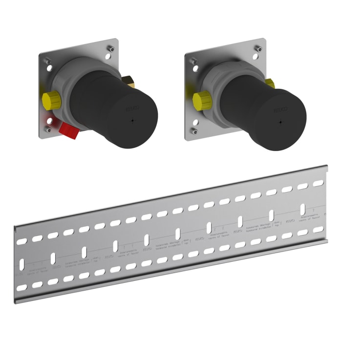 Keuco Grundkörper-Set für Thermostatarmatur UP 2-Wege mit Schlauchanschluss