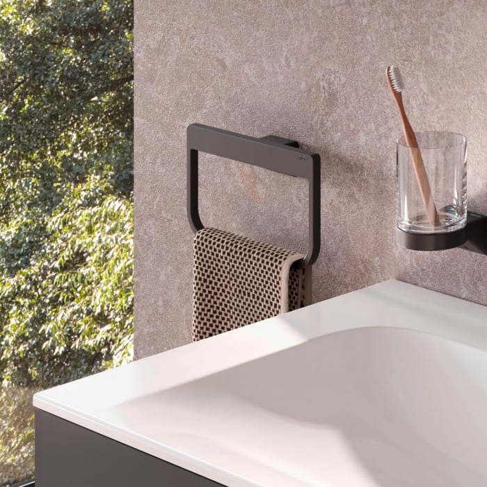 Keuco HERA Handtuchring 24 cm, schwenkbar