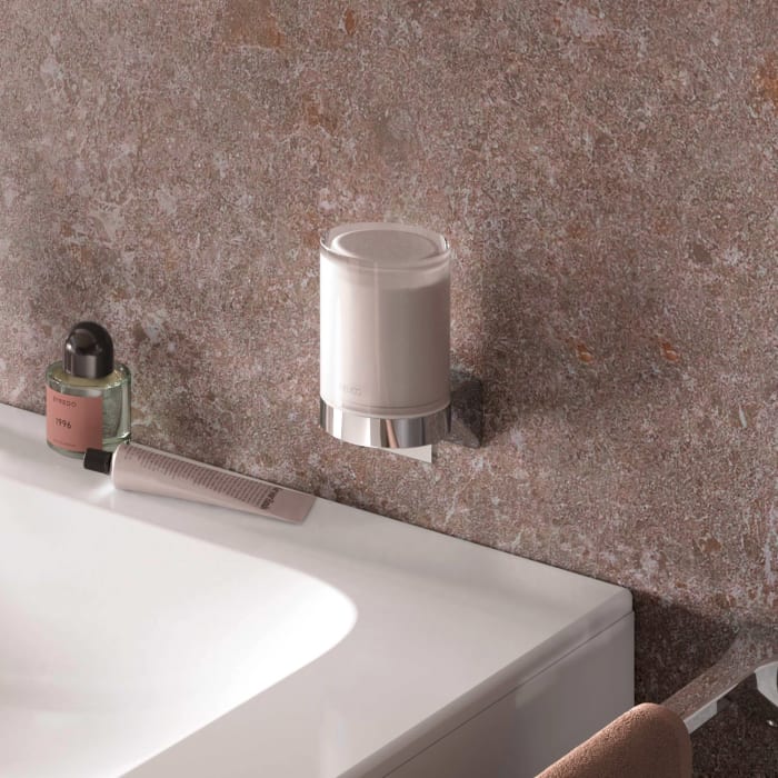 Keuco HERA Seifenspender mit satiniertem Stülpglas