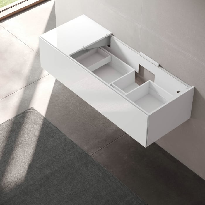 Keuco EDITION 11 Waschtischunterbau 140 x 53,5 cm rechts, beleuchtet