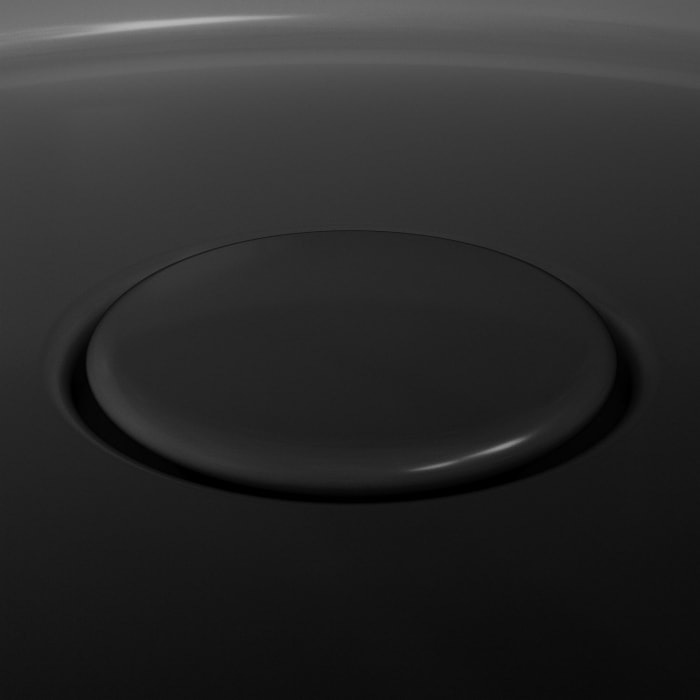 Keuco Stageline Aufsatz-Waschtisch rund 40 cm, ohne Hahnloch