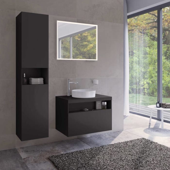 Keuco Stageline Hochschrank 40 x 180 cm, Anschlag links, ohne LED-Fachbeleuchtung