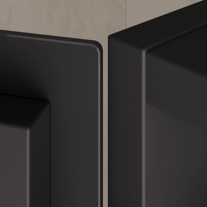 Keuco Stageline Hochschrank 40 x 180 cm, Anschlag links, mit LED-Fachbeleuchtung