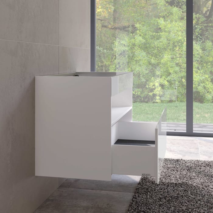 Keuco Stageline Waschtischunterbau 100 x 62,5 cm, mit Steckdose und Beleuchtung, CH Version