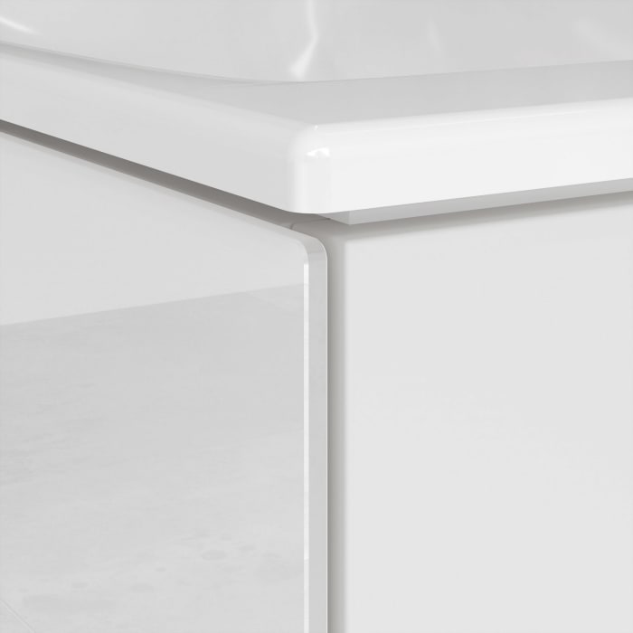 Keuco Stageline Waschtischunterbau 46 x 62,5 cm, Anschlag links, 1-türig, mit LED-Fachbeleuchtung