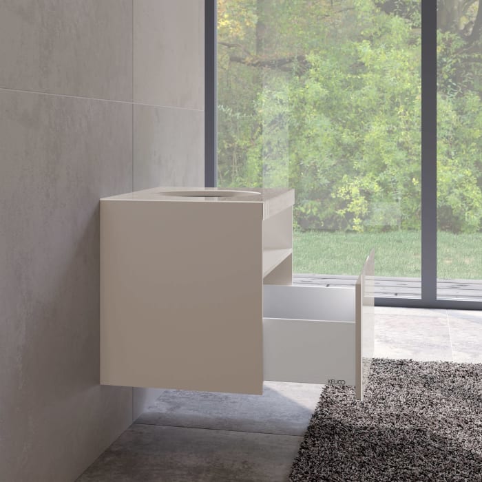 Keuco Stageline Waschtischunterbau 65 cm, Hahnloch links