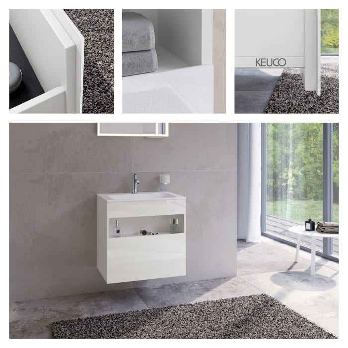 Keuco Stageline Waschtischunterbau 65 x 62,5 cm, mit 1 Auszug