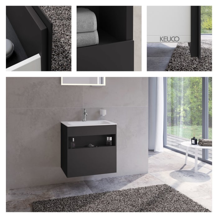 Keuco Stageline Waschtischunterbau 65 x 62,5 cm, mit 1 Auszug