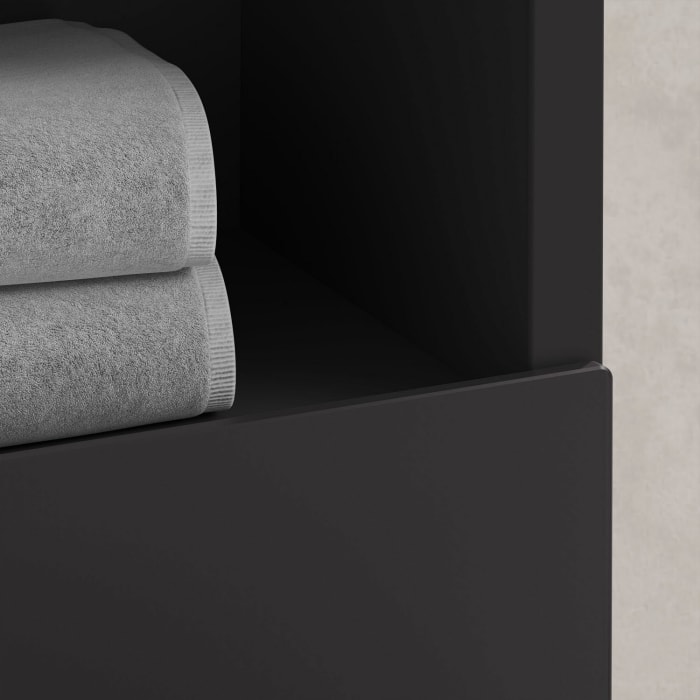 Keuco Stageline Waschtischunterbau 80 cm, Hahnloch rechts