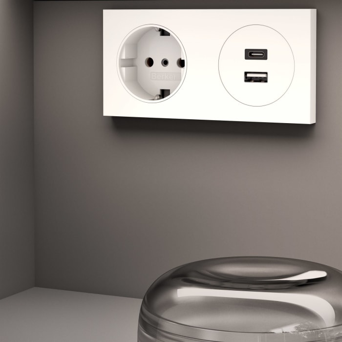 Keuco Stageline Waschtischunterbau 80 x 62,5 cm, mit 1 Auszug und LED-Fachbeleuchtung