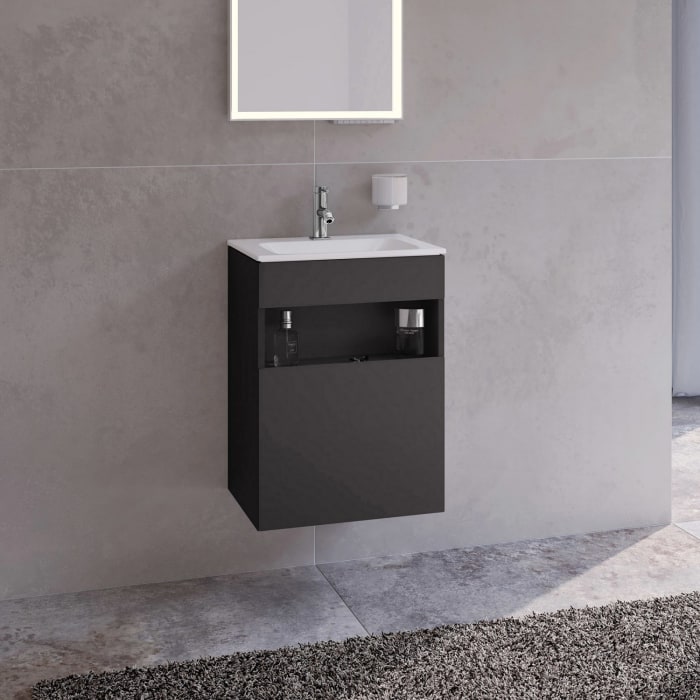 Keuco Stageline Waschtischunterbau 46 x 62,5 cm, Anschlag links, 1-türig