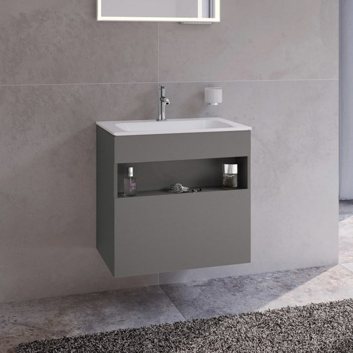 Keuco Stageline Waschtischunterbau 65 x 62,5 cm, mit 1 Auszug