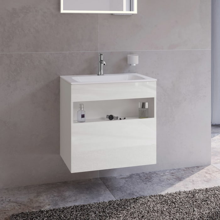 Keuco Stageline Waschtischunterbau 65 x 62,5 cm, mit 1 Auszug