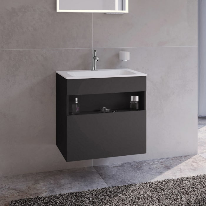 Keuco Stageline Waschtischunterbau 65 x 62,5 cm, mit 1 Auszug