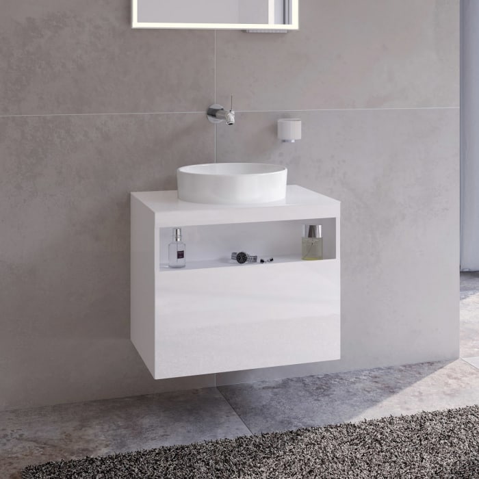 Keuco Stageline Waschtischunterbau 65 cm, ohne Hahnloch