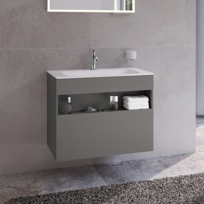 Keuco Stageline Waschtischunterbau 80 x 62,5 cm, mit 1 Auszug